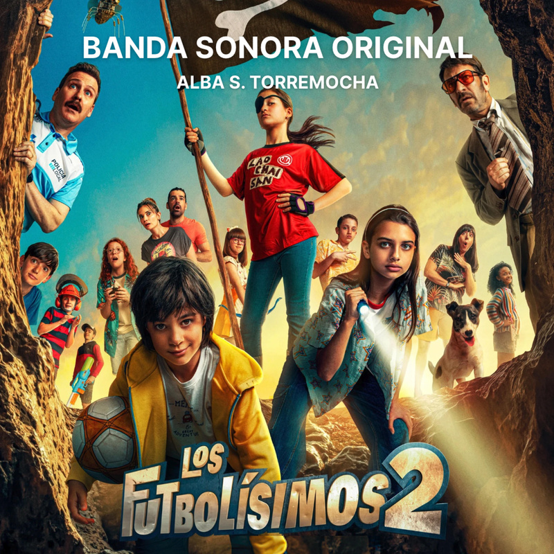 Album cover for Los Futbolísimos 2 (Banda Sonora Original) by Alba S. Torremocha - Misterio Pirata AIE 2025