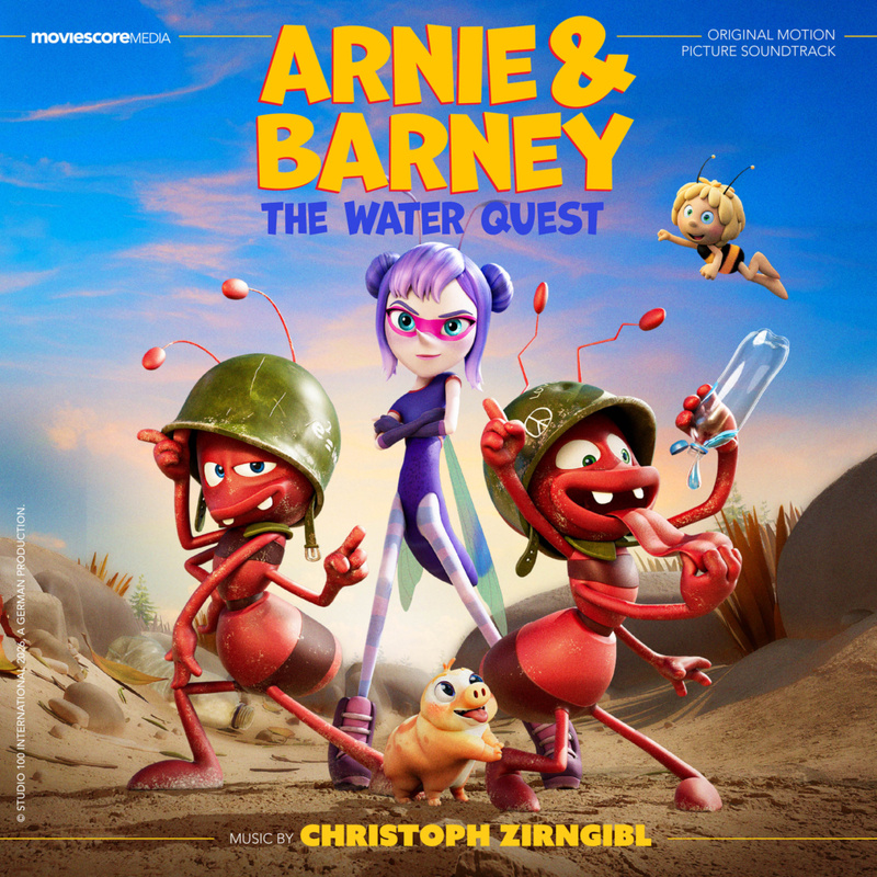 Album cover for Arnie & Barney: The Water Quest (Original Motion Picture Soundtrack) by Christoph Zirngibl - MovieScore Medi…