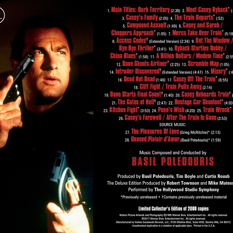 Under Siege 2: Dark Territory - The Deluxe Edition (Original Motion Picture Soundtrack) album cover