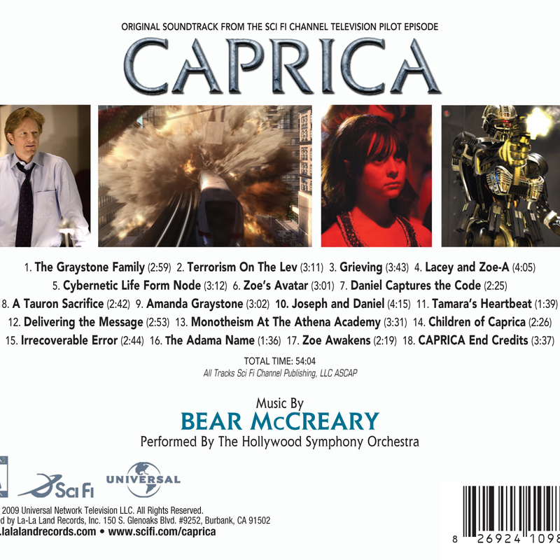 Caprica (Original Soundtrack From the Sci Fi Channel Television Pilot Episode) album cover