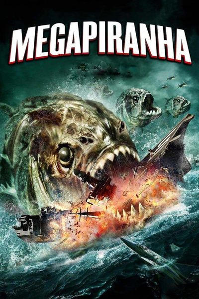 Poster for Mega Piranha (2010)