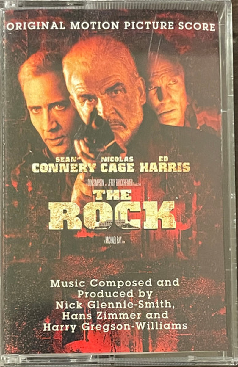Album cover for Nick Glennie-Smith: The Rock (Original Motion Picture Score) by Nick Glennie-Smith, Harry Gregson-Williams a…