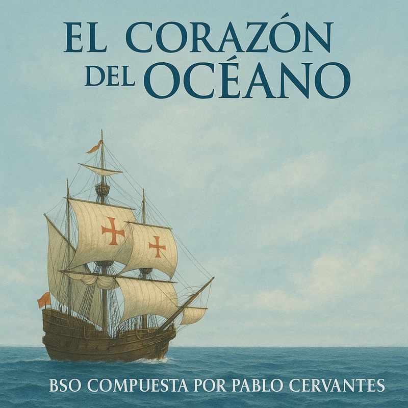 Album cover for El Corazón del Océano (Banda Sonora Original) by Pablo Cervantes - Atresmúsica 2025