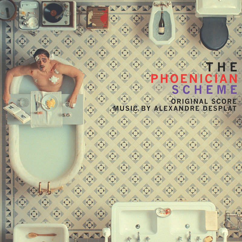 Album cover for The Phoenician Scheme (Original Score) by Alexandre Desplat - ABKCO Music & Records 2025