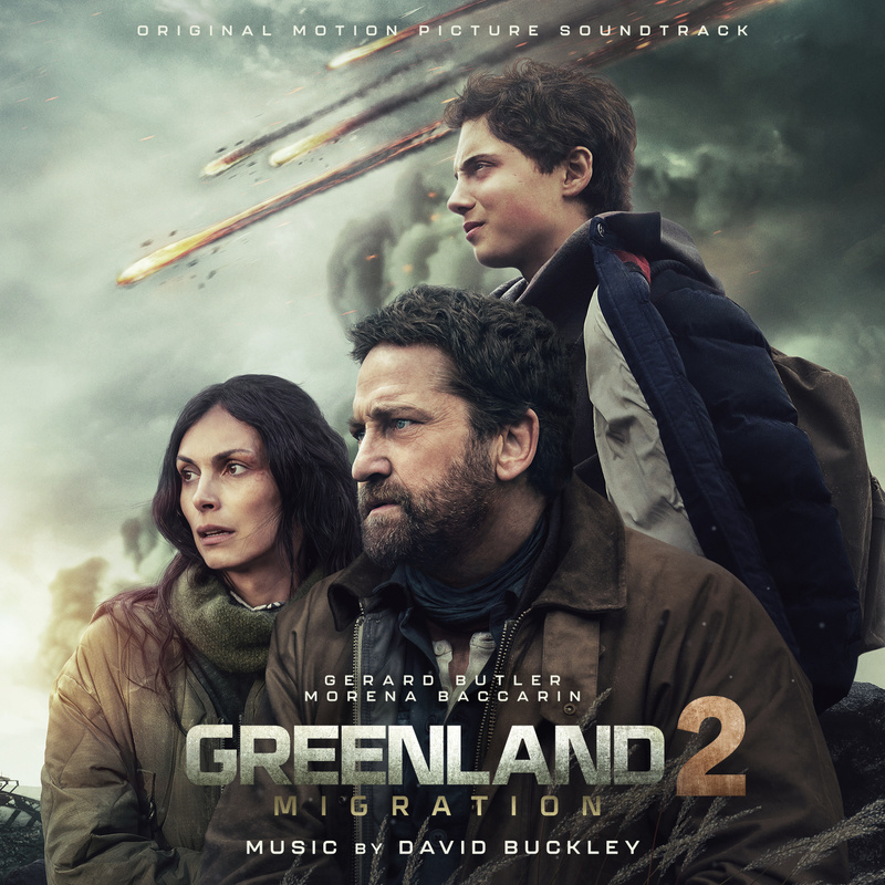 Album cover for Greenland 2: Migration (Original Motion Picture Soundtrack) by David Buckley - Lakeshore Records 2026