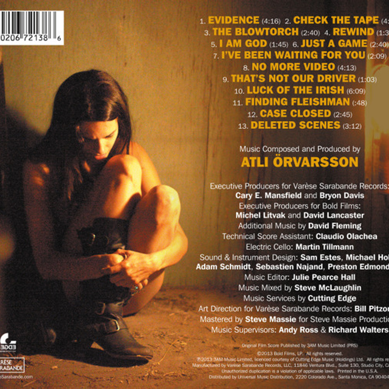 Evidence (Original Motion Picture Soundtrack) album cover