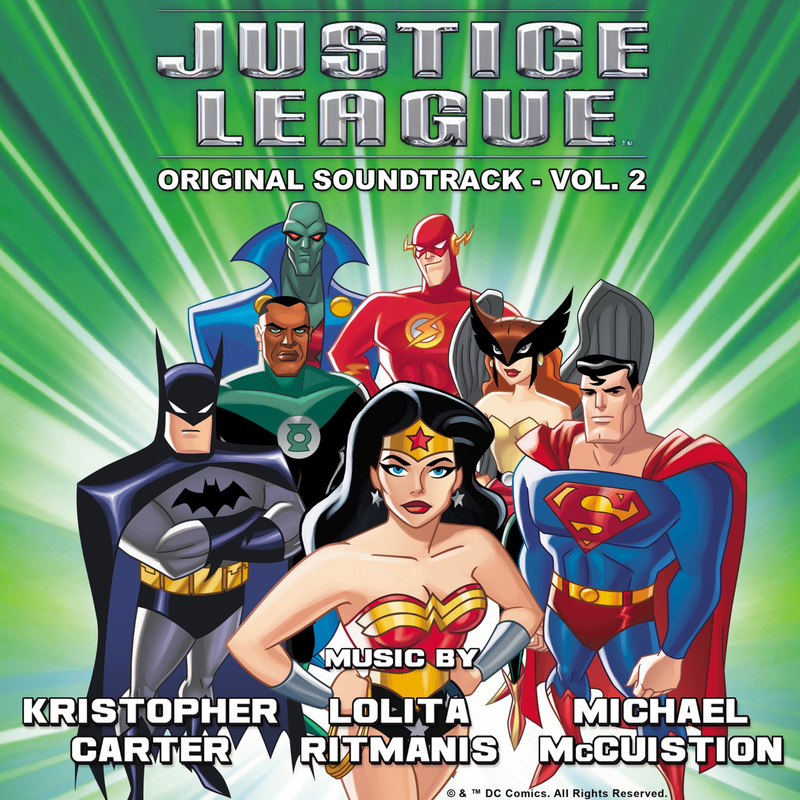 Album cover for Lolita Ritmanis: Justice League (Original Soundtrack - Volume 2) by Lolita Ritmanis, Kristopher Carter and o…
