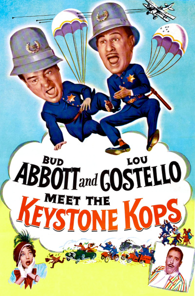 Poster for Abbott and Costello Meet the Keystone Kops (1955)