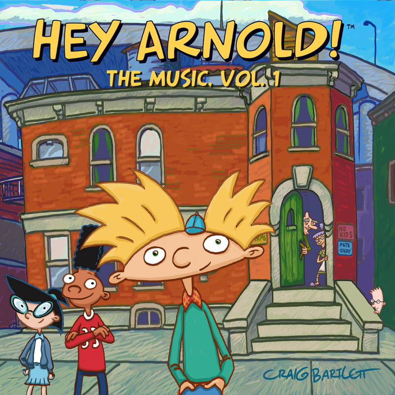 Album cover for Hey Arnold! The Music (Volume 1) by Jim Lang - Republic Records 2026