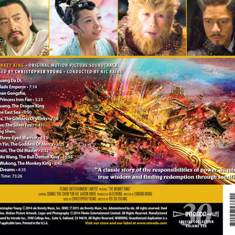 The Monkey King (Original Motion Picture Soundtrack) album cover