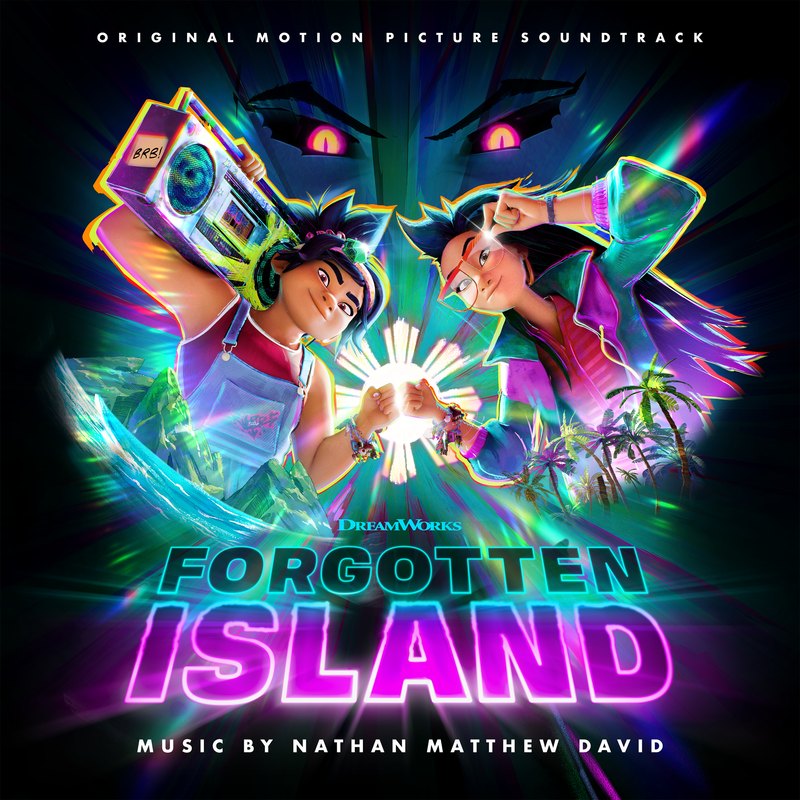 Album cover for Forgotten Island (Original Motion Picture Soundtrack) by Nathan Matthew David - Made by Mutant 2026