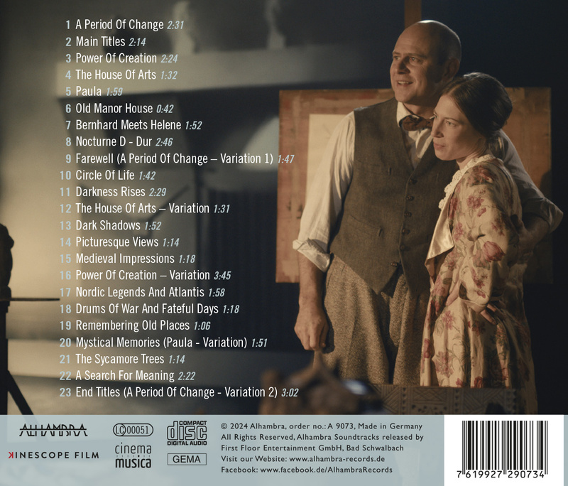 Album cover for Bernhard Hoetger - Zwischen den Welten (Original Soundtrack) by Carsten Rocker - Alhambra Records 2024