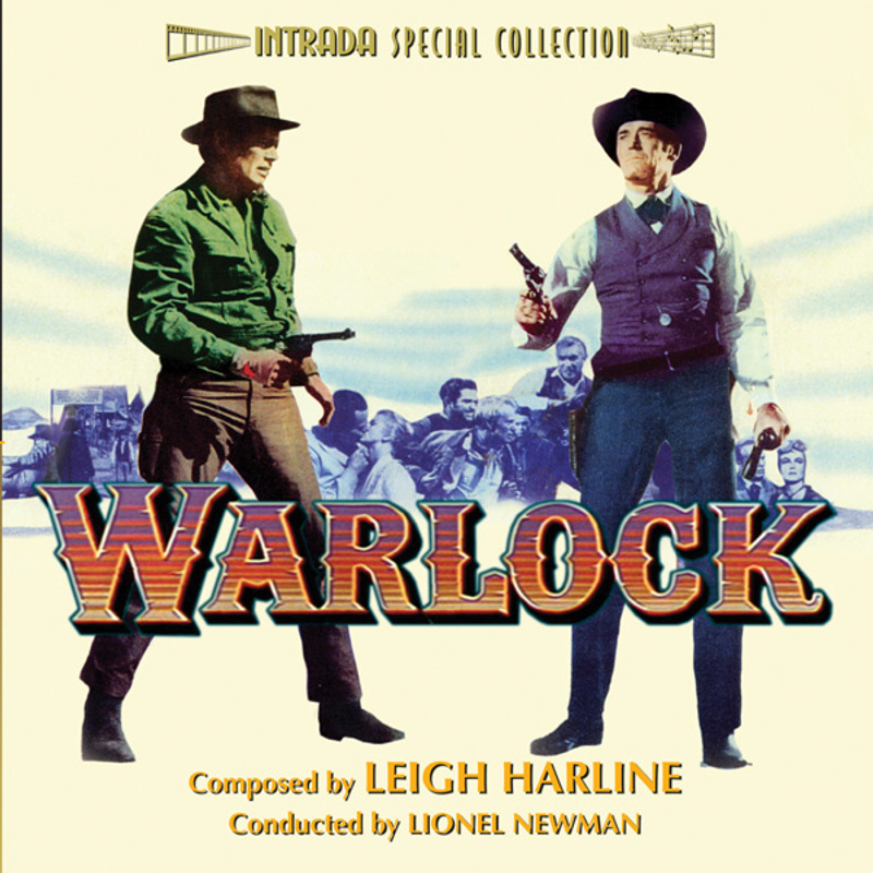 Album cover for Warlock / Violent Saturday by Leigh Harline and Hugo Friedhofer - Intrada 2005