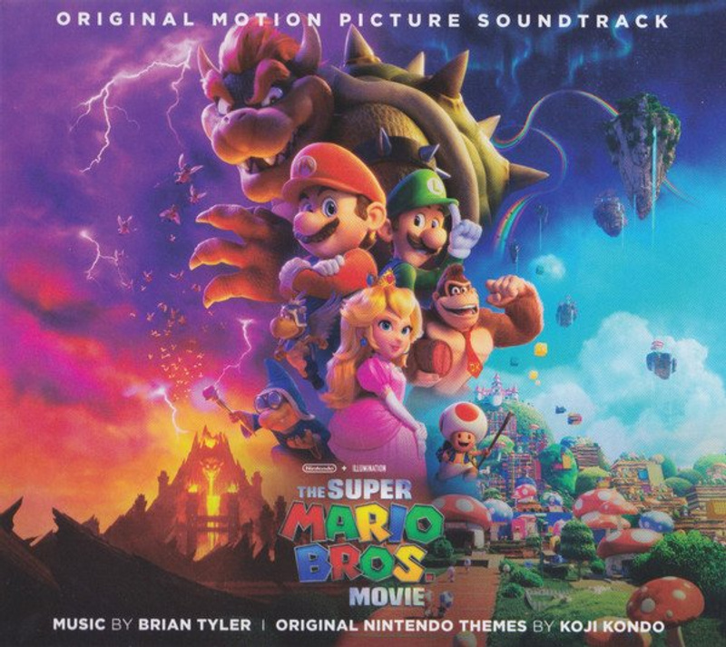 Album cover for Kōji Kondō: The Super Mario Bros. Movie (Original Motion Picture Soundtrack) by Kōji Kondō and Brian Tyler -…
