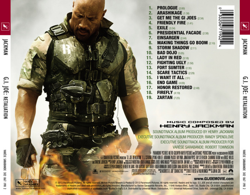 G.I. Joe: Retaliation (Music From the Motion Picture) album cover