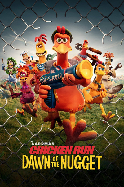 Poster for Chicken Run: Dawn of the Nugget (2023)
