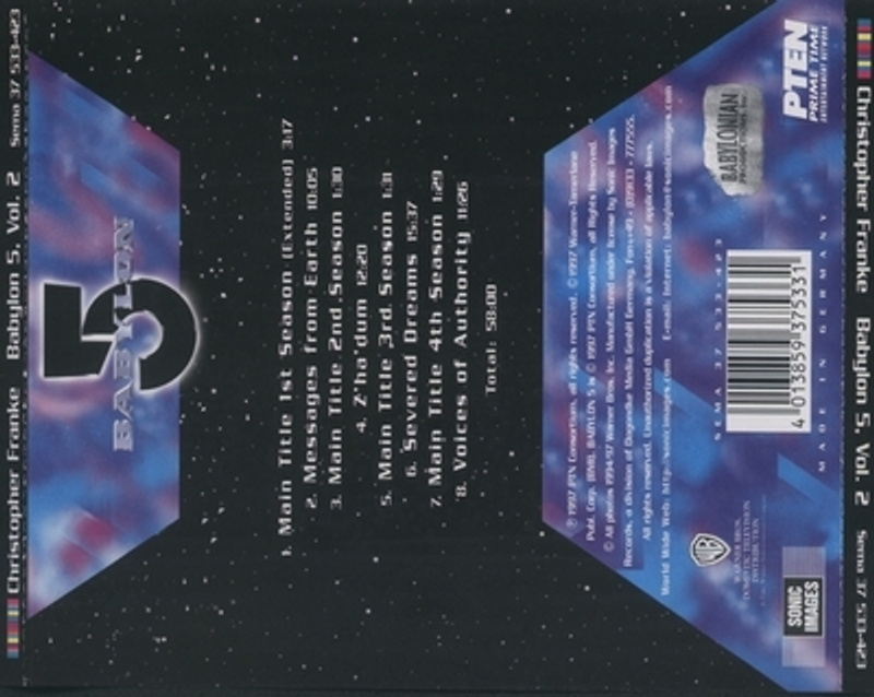 Babylon 5 Volume 2: Messages From Earth album cover