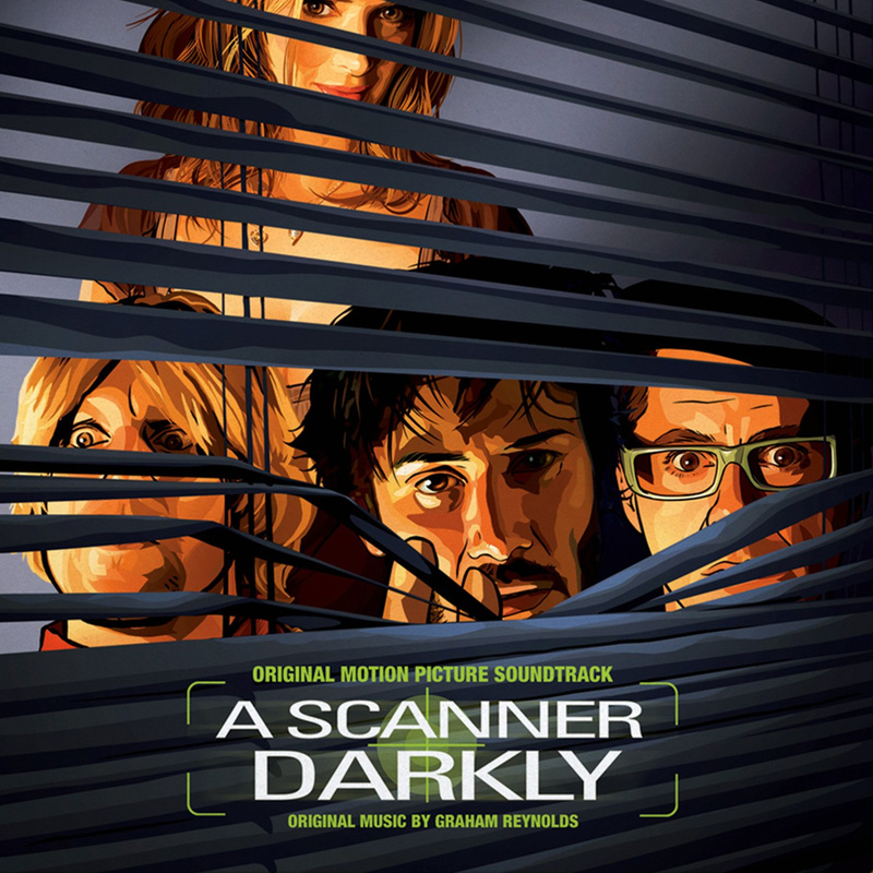 Album cover for Graham Reynolds: A Scanner Darkly (Original Motion Picture Soundtrack) by Graham Reynolds - Lakeshore Record…