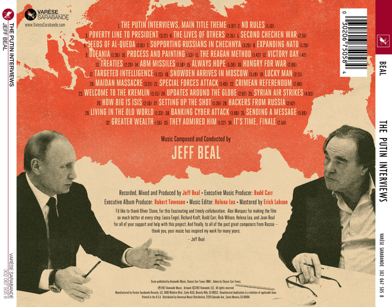 Oliver Stone's The Putin Interviews (Original Music From The Showtime Documentary) album cover