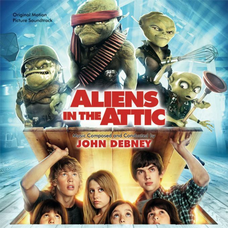 Cover art for Aliens in the Attic