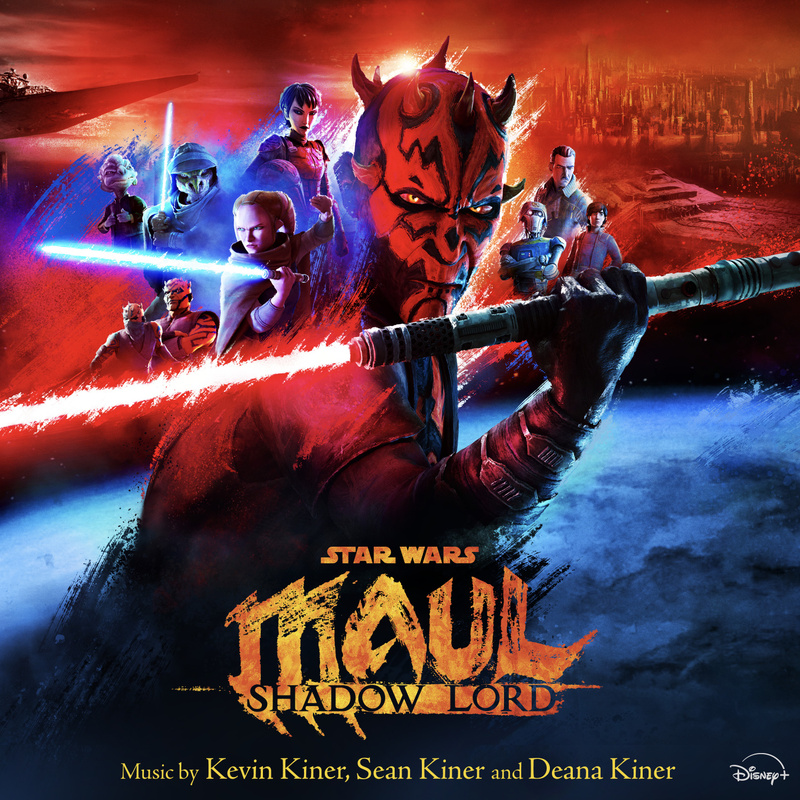 Album cover for Kevin Kiner: Star Wars: Maul - Shadow Lord (Original Soundtrack) by Kevin Kiner, Sean Kiner and others - Wal…