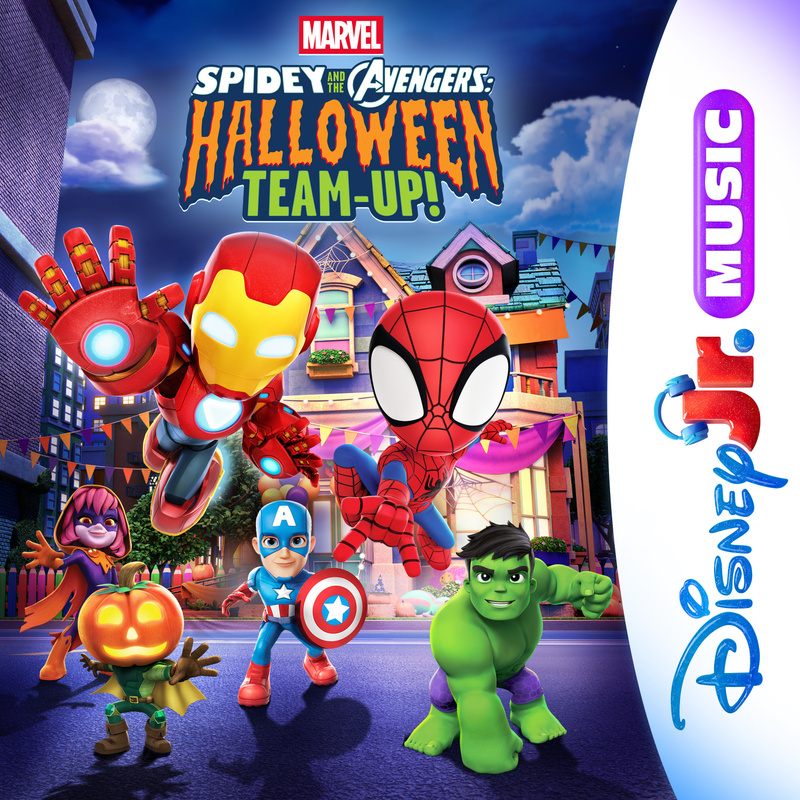 Album cover for Patrick Stump: Disney Jr. Music: Marvel’s Spidey and the Avengers: Halloween Team-Up! by Patrick Stump - Wal…