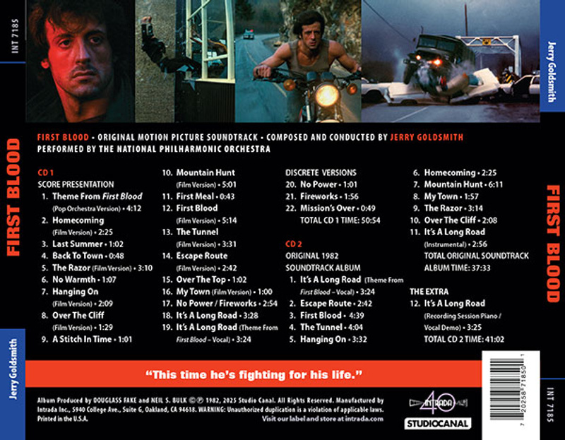 First Blood (Complete Original Motion Picture Soundtrack) album cover
