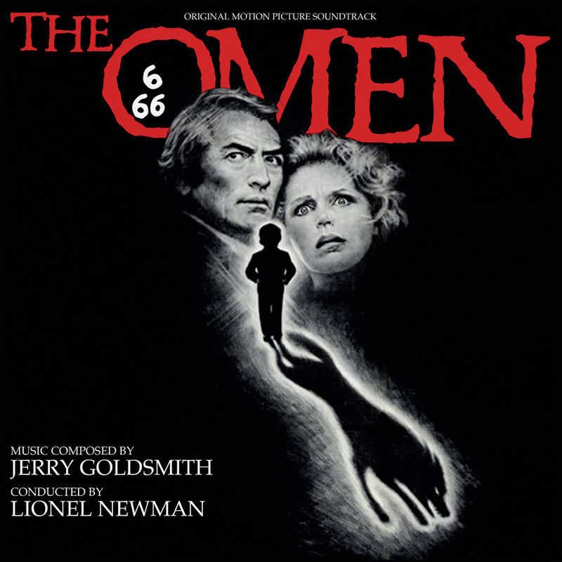 Cover art for The Omen (Original Motion Picture Soundtrack) (Red/Black Splatter Vinyl Variant)