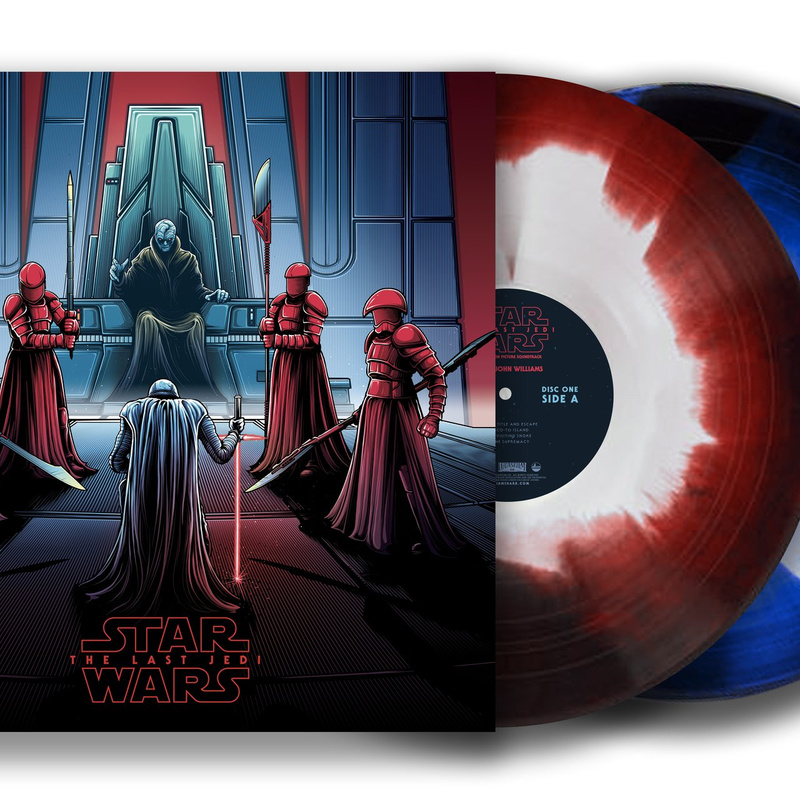 Star Wars: The Last Jedi (Original Motion Picture Soundtrack) (Snoke & Kylo (Black/Red/White Disc 1 - Black/BlueWhite Disc 2) Vinyl Variant) album cover