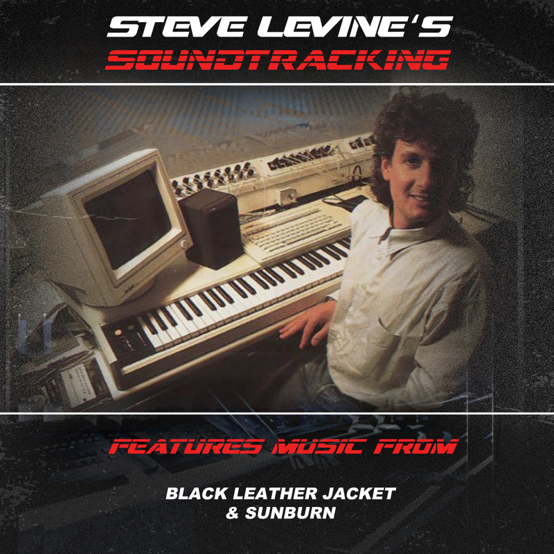 Album cover for Steve Levine: Black Leather Jacket & Sunburn by Steve Levine - Cherry Red Records 2026