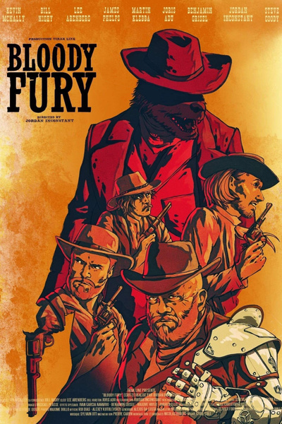Poster for Bloody Fury (2023)