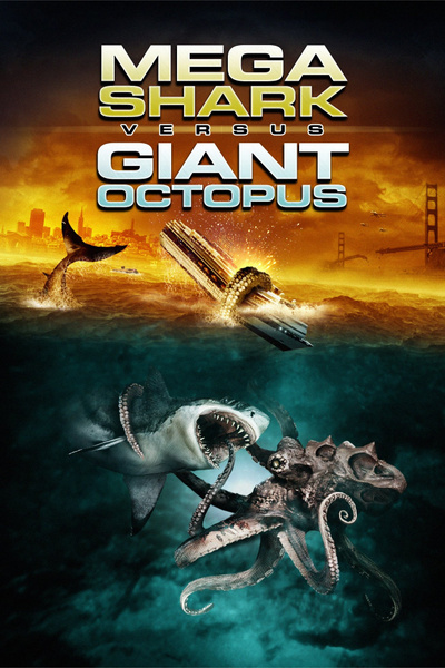 Poster for Mega Shark vs Giant Octopus (2009)