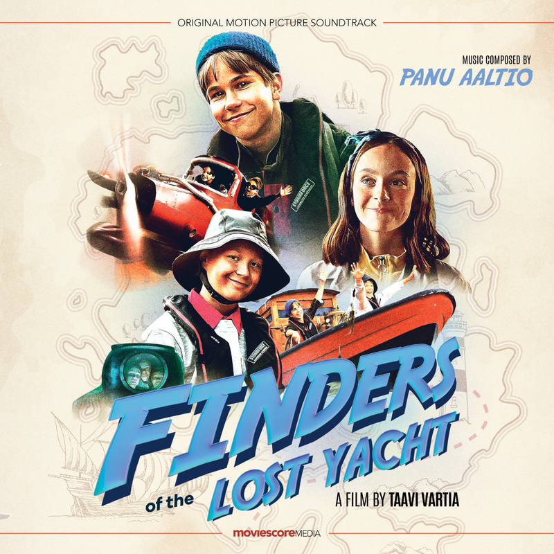 Album cover for Finders of the Lost Yacht (Original Motion Picture Soundtrack) by Panu Aaltio - MovieScore Media 2021