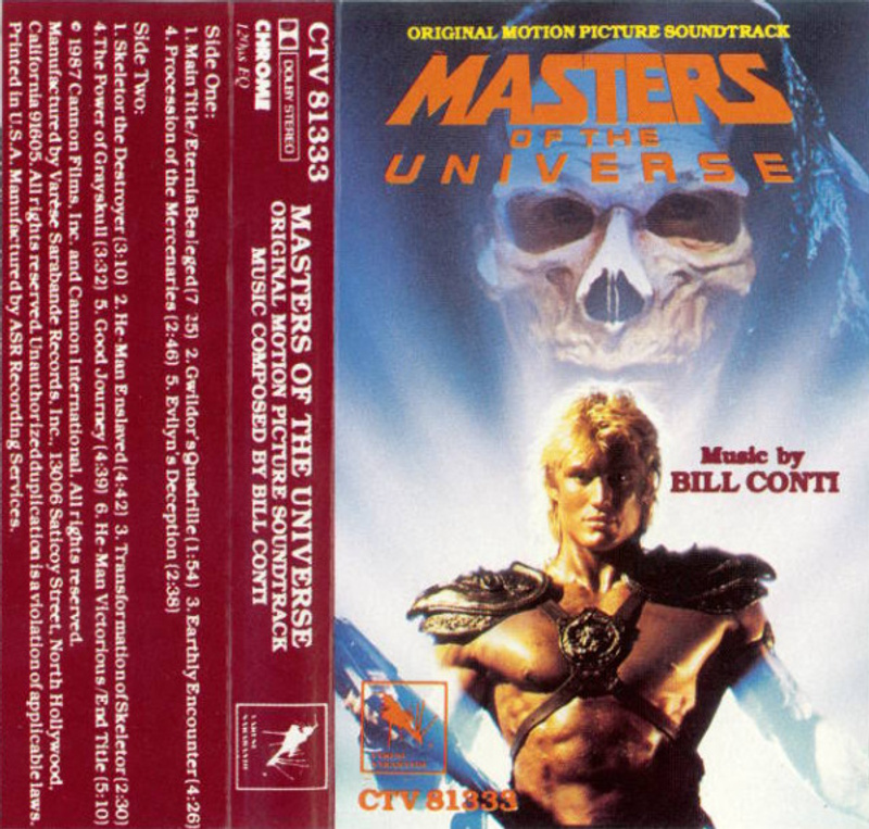 Cover art for Masters of the Universe (Original Motion Picture Soundtrack)