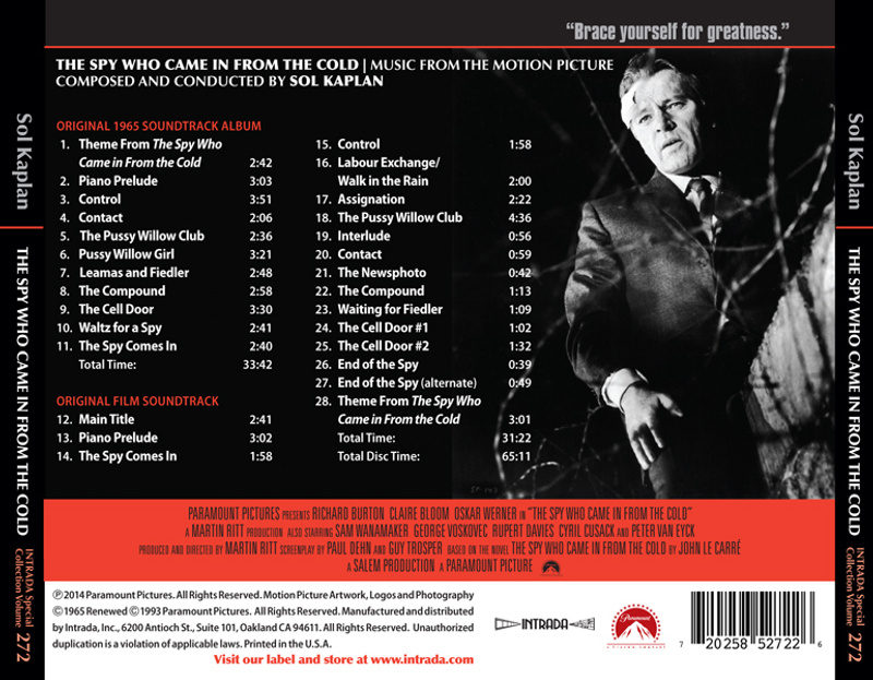 The Spy Who Came in from the Cold (Music From The Motion Picture) album cover