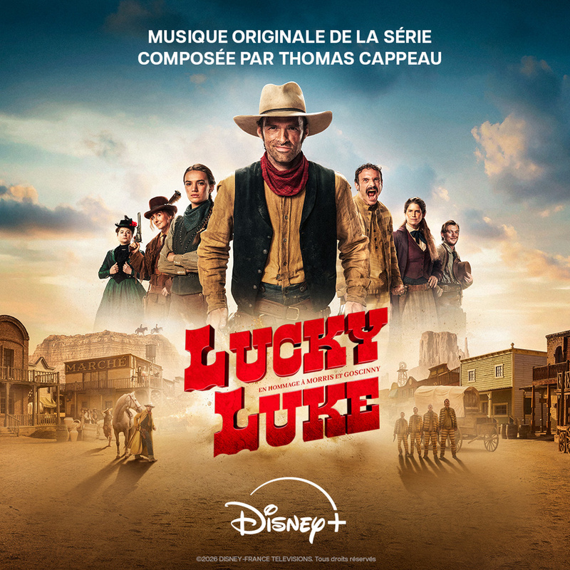 Album cover for Lucky Luke (Bande originale de la série) by Thomas Cappeau - B Original 2026