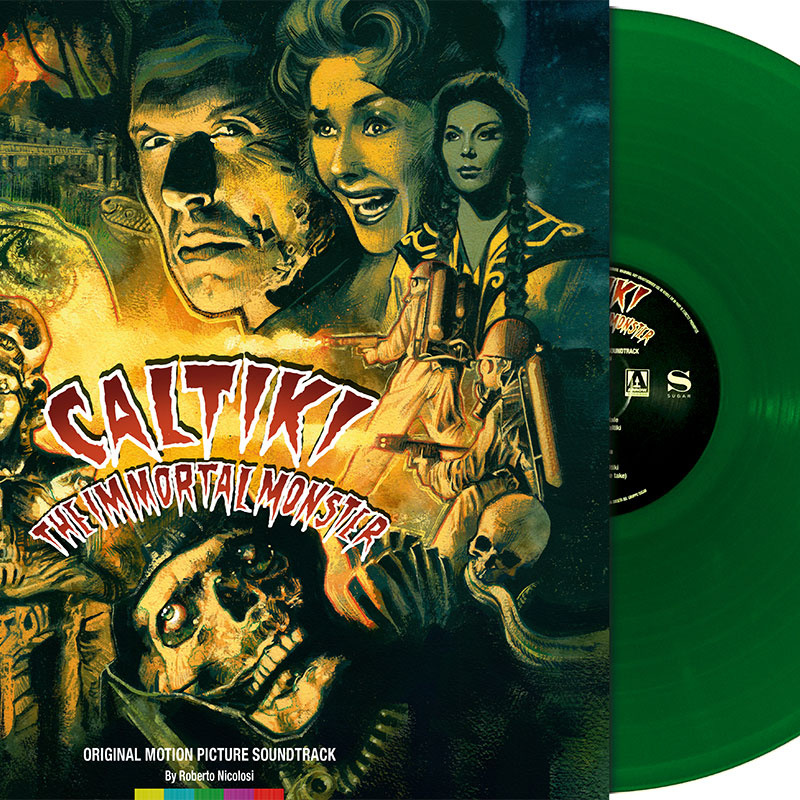 Caltiki, The Immortal Monster (Original Motion Picture Soundtrack) (Translucent Green Vinyl Variant) album cover