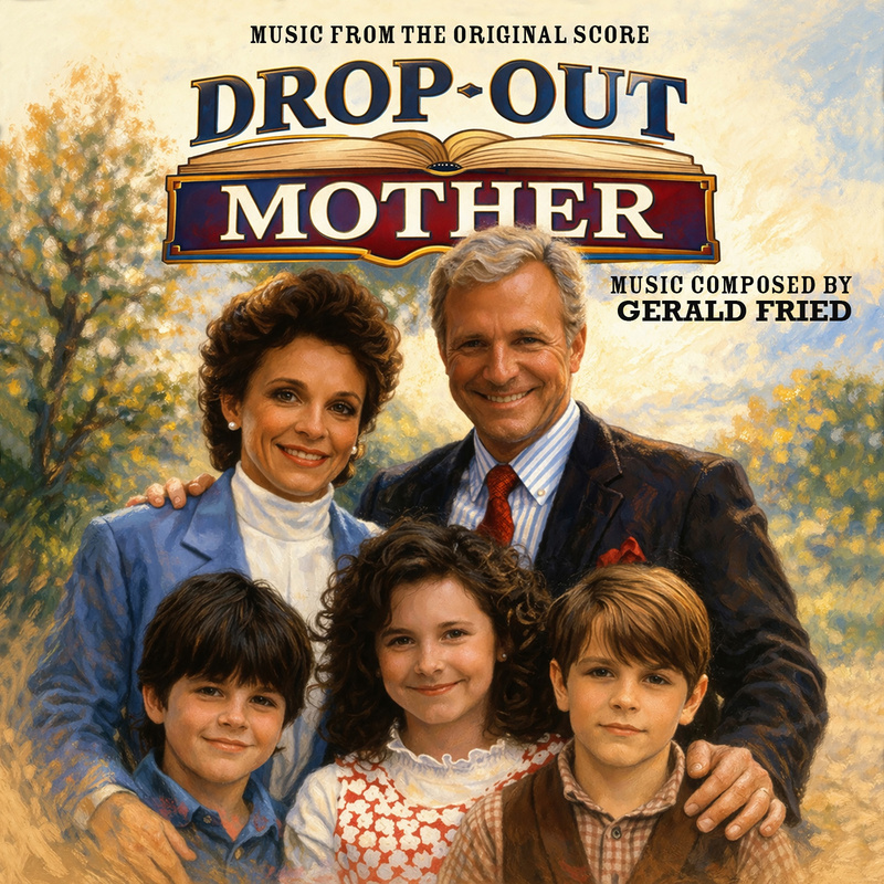 Album cover for Gerald Fried: Drop-Out Mother (Original Score) by Gerald Fried - BSX Records 2026