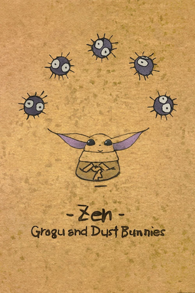 Poster for Zen - Grogu and Dust Bunnies (2022)