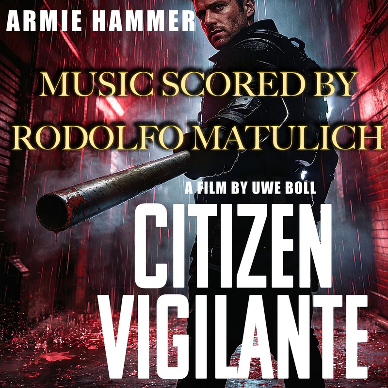 Album cover for Rodolfo Matulich: Citizen Vigilante (Original Background Score) by Rodolfo Matulich - Soul Trade Music Publi…