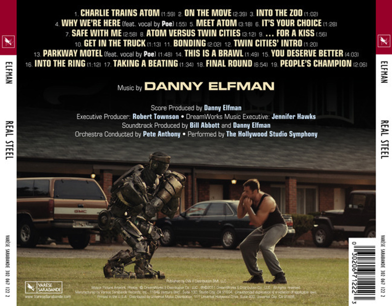 Real Steel (Original Motion Picture Score) album cover