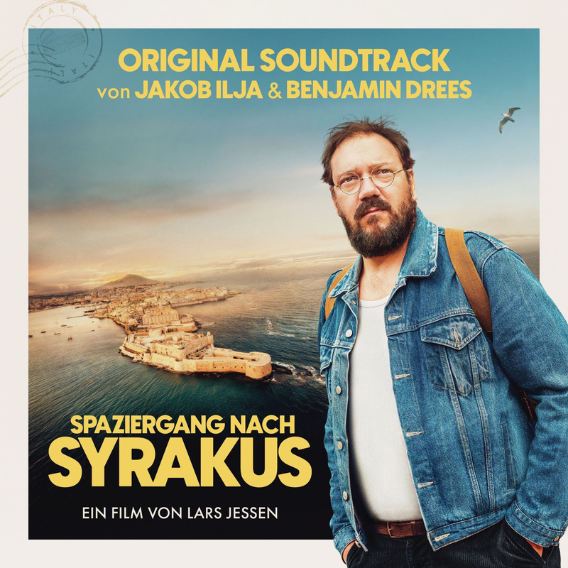 Album cover for Jakob Ilja: Spaziergang nach Syrakus (Original Motion Picture Soundtrack) by Jakob Ilja and Benjamin Drees -…