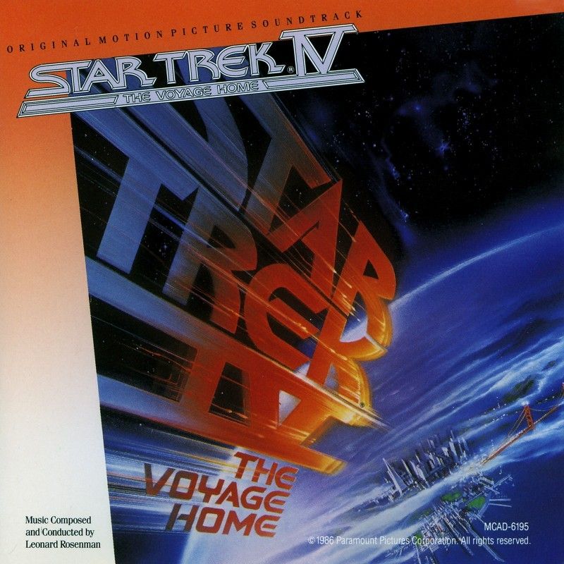 Cover art for Star Trek IV: The Voyage Home (Original Motion Picture Soundtrack)