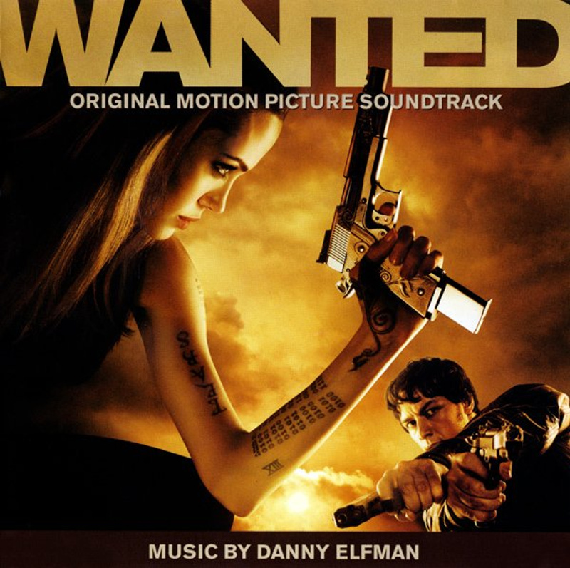 Album cover for Wanted (Original Motion Picture Soundtrack) by Danny Elfman - Bodog Music / Lakeshore Records 2008