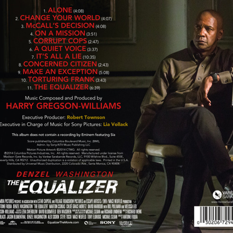 The Equalizer (Original Motion Picture Soundtrack) album cover