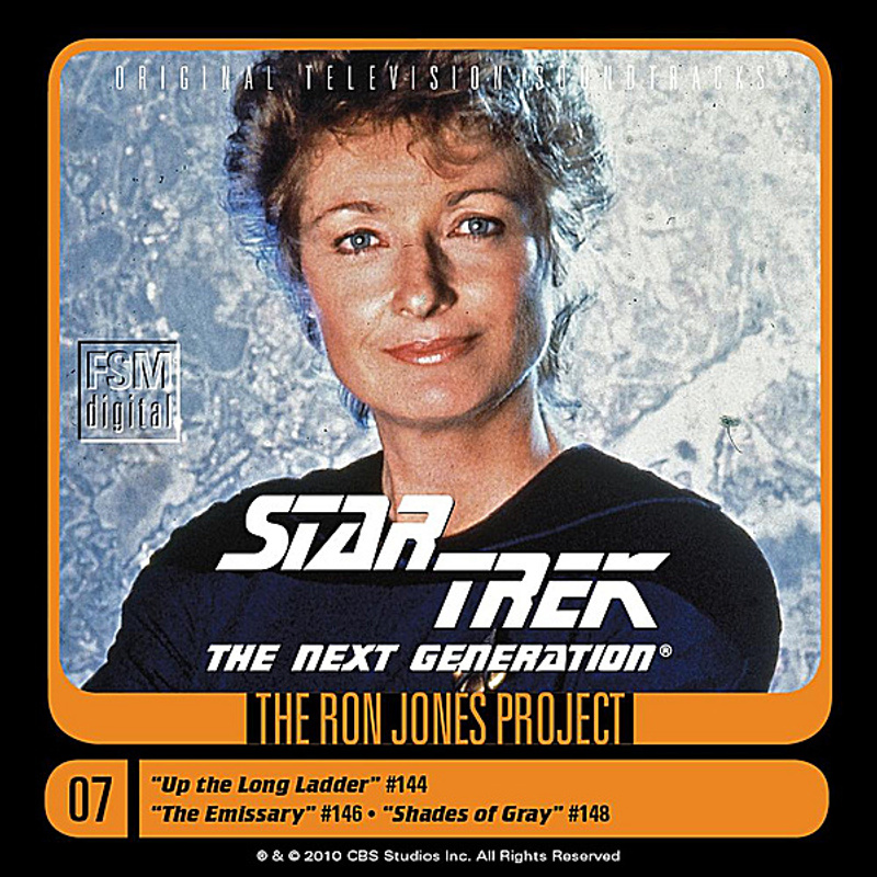 Cover art for Star Trek: The Next Generation, 7: Up the Long Ladder / The Emissary / Shades of Gray (Original Television Soundtracks)