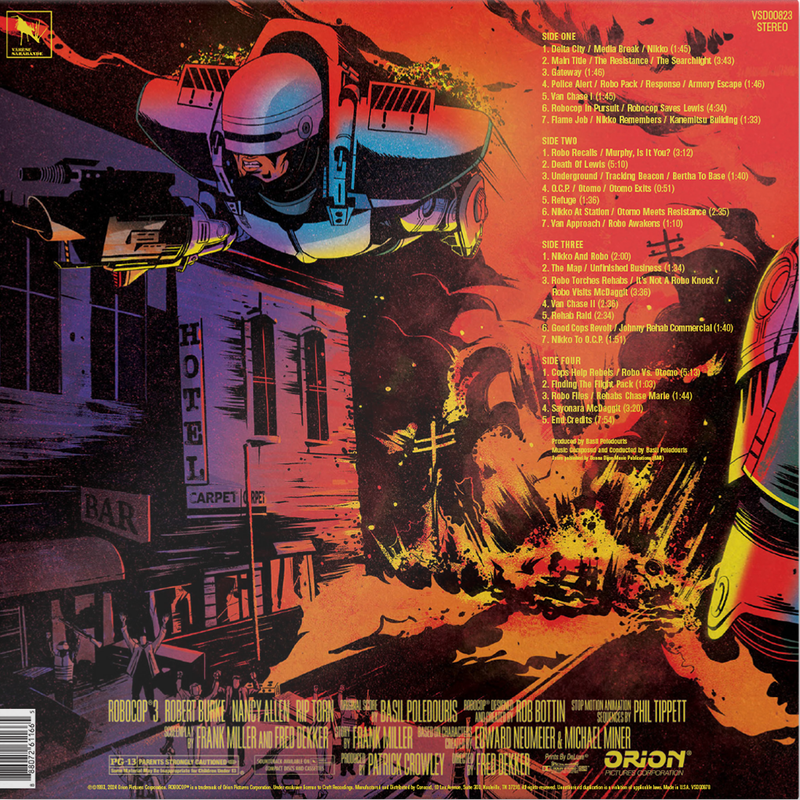 Robocop 3 (Original Motion Picture Soundtrack) (Delta City Yellow) album cover