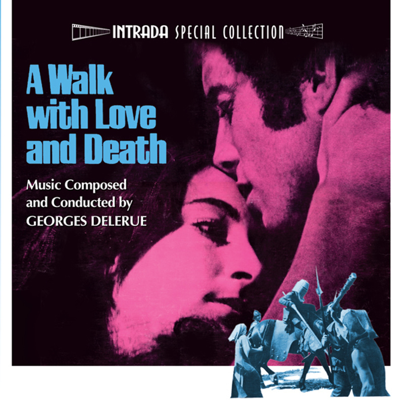 Album cover for A Walk With Love and Death by Georges Delerue - Intrada 2007