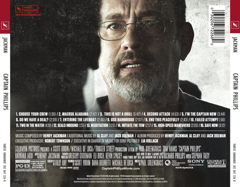 Captain Phillips (Original Motion Picture Soundtrack) album cover