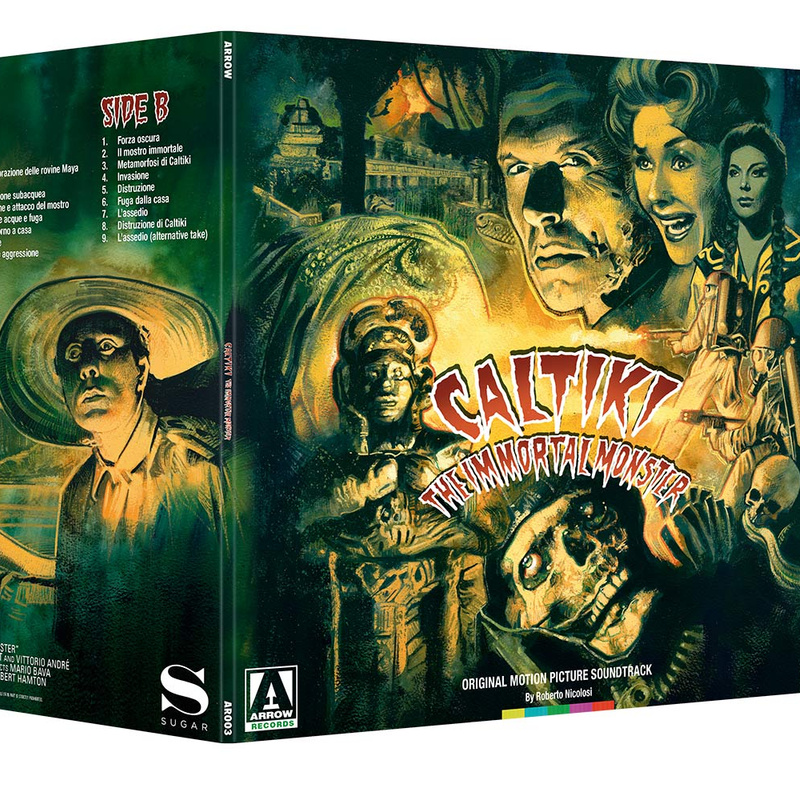 Caltiki, The Immortal Monster (Original Motion Picture Soundtrack) (Translucent Green Vinyl Variant) album cover